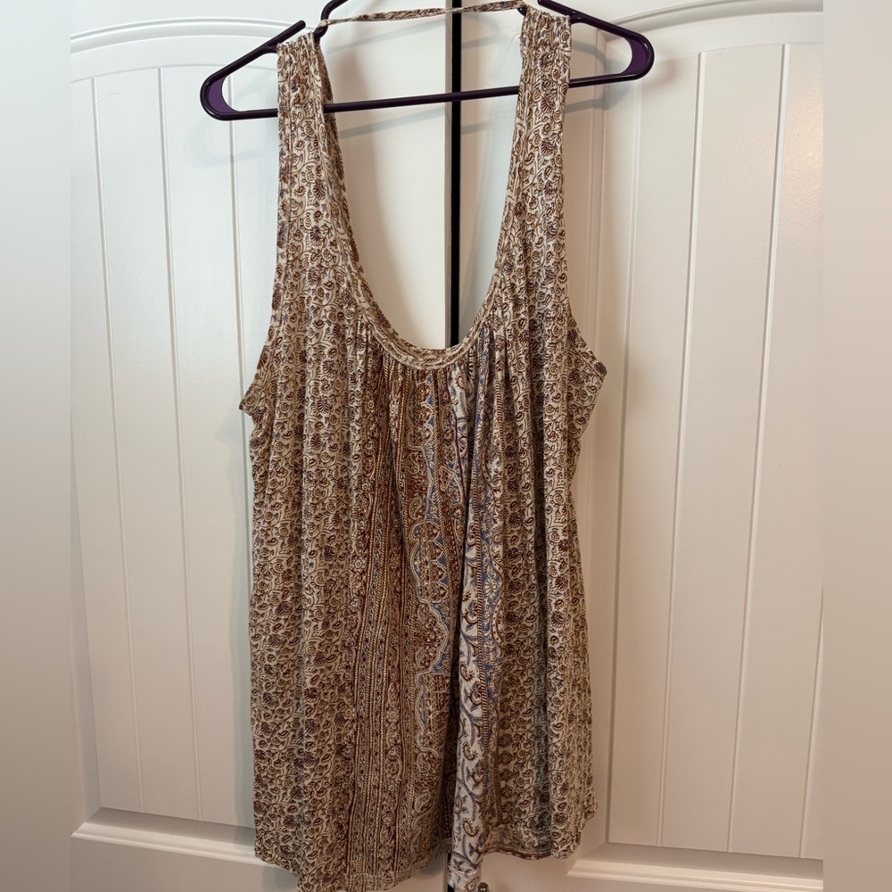 Free People Multicolor Patterned Tank. M